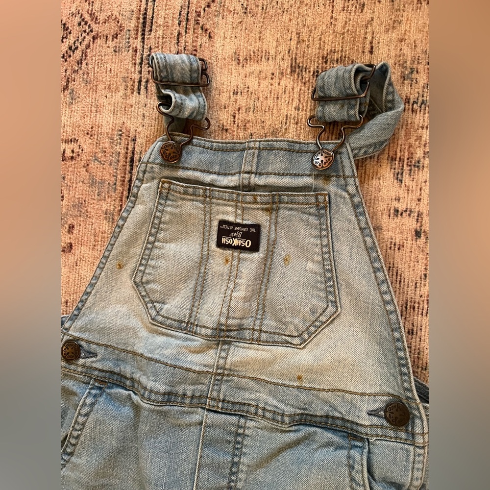 OshKosh B'gosh Light Blue Denim Overalls - Picture 5 of 5